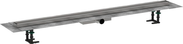 Hansgrohe Komplettset RainDrain Compact 1200mm befliesbar für flache Installation 56173000