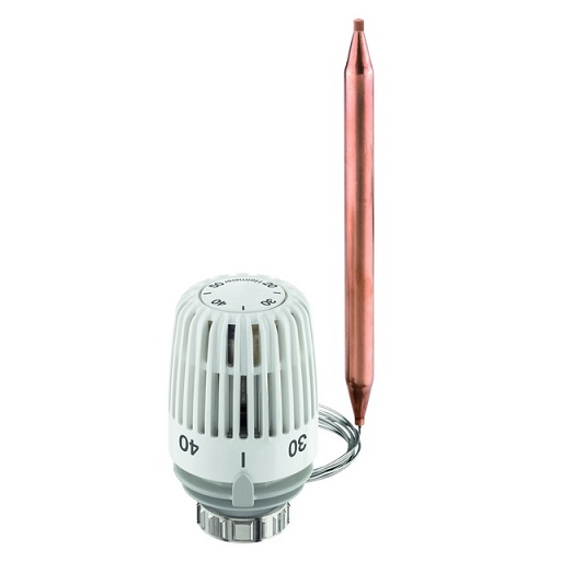 Heimeier Thermostat-Kopf K mit Anlege-bzw. Tauchfühler 10-40 Grad C 6412-09.500