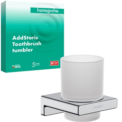 Hansgrohe Zahnputzbecher AddStoris chrom 41749000