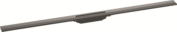 Hansgrohe RainDrain Flex Duschrinne 1200mm kürzbar, Fertigset zur freien Montage brushed black chrom 56047340