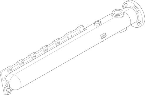 Bosch / Buderus Vor- / Rücklaufrohr CLA-1 5 Glieder 8738804662