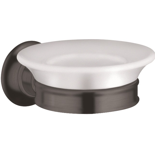 Hansgrohe Seifenschale Axor Montreux brushed black chrom mit Halter 42033340