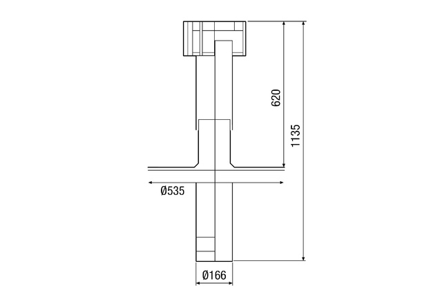 Maico Dachpfanne DP 160 A Aluminium, für Anschluss DN160 0092.0383