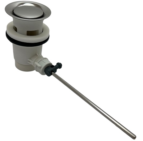Hansgrohe Ablaufventil Kunststoff mit Edelstahl Blende 92168000