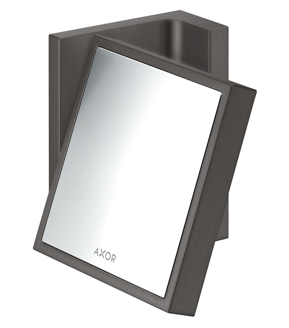 Hansgrohe Rasierspiegel Axor Universal Rectangular brushed black chrom 42649340