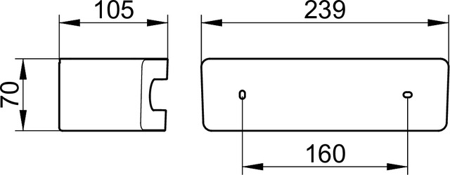 Keuco Schwammkorb Elegance Einsatz anthrazit, verchromt 11658010001
