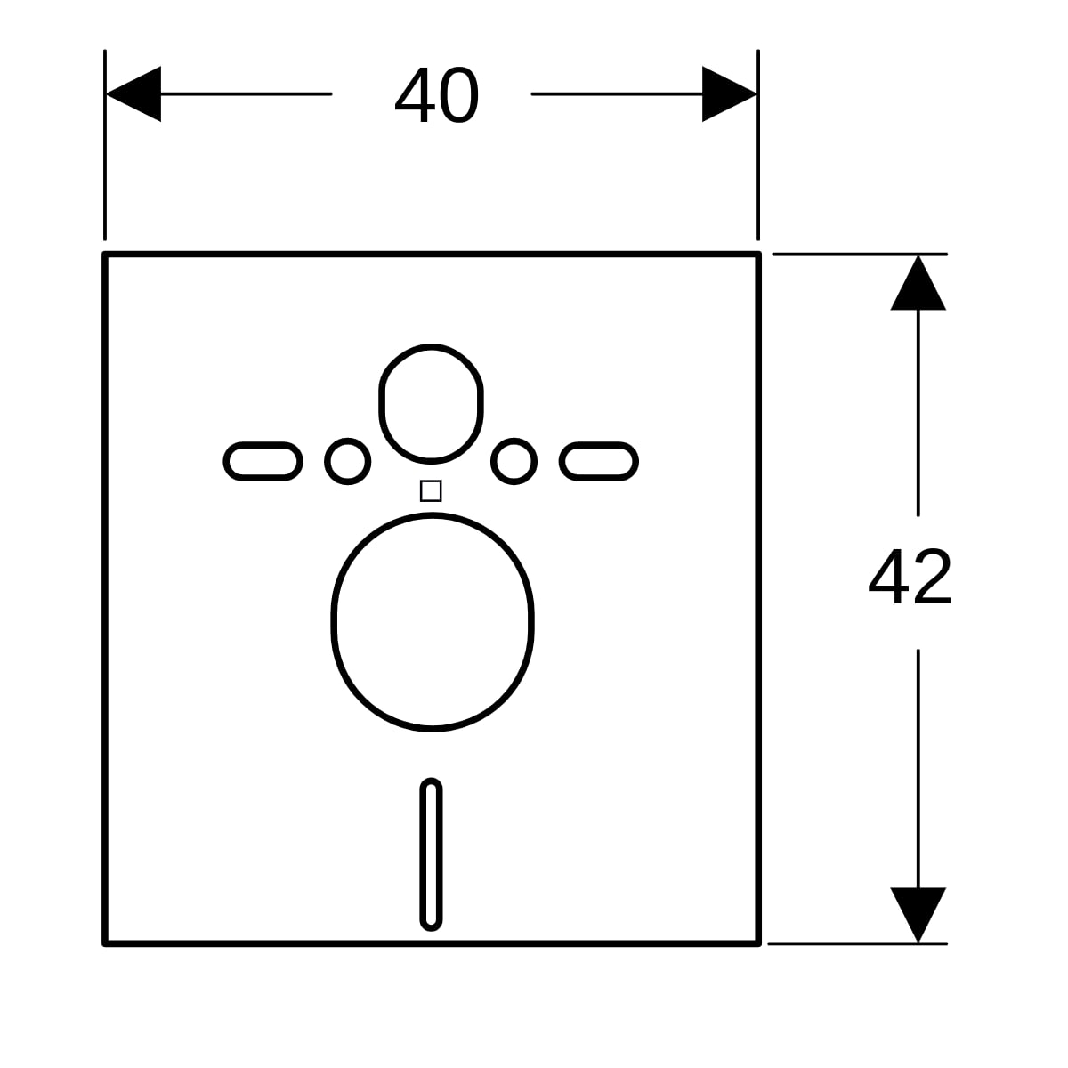 Geberit Schallschutzset für Wand-WC und Bidet 156.050.00.1