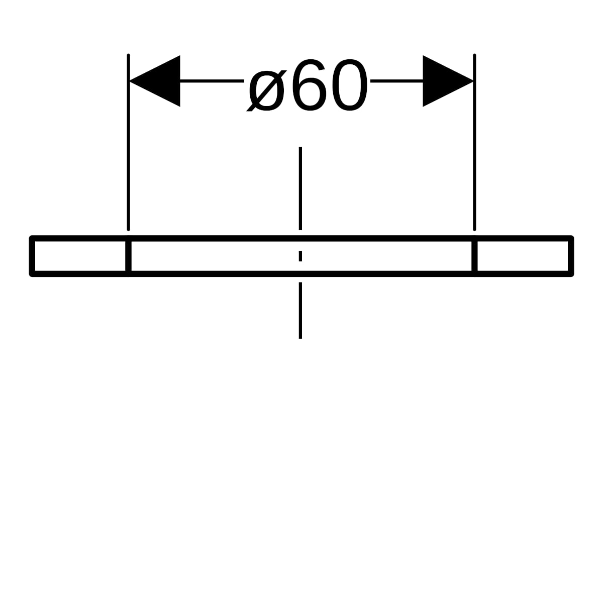 Geberit Flachdichtung d60 893.125.00.1