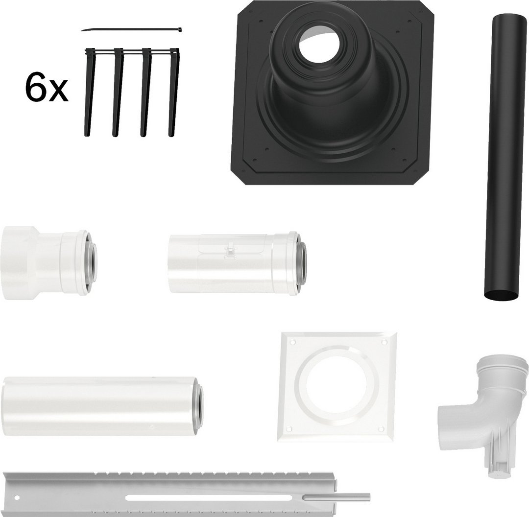 Bosch Grundbausatz C93x, d: 60/100mm Kunststoff Abgaszubehör FC-Set60-C93x 7738112778