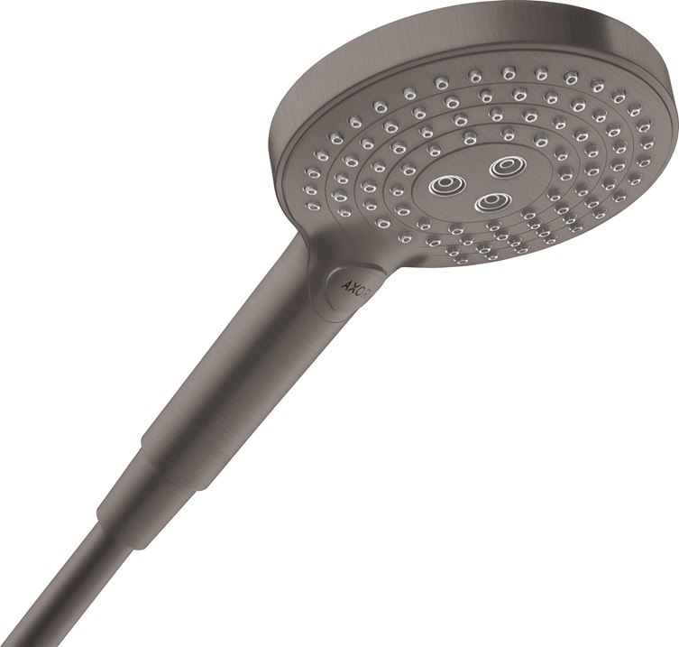 Hansgrohe Handbrause 120 3jet Axor brushed black chrom 26050340