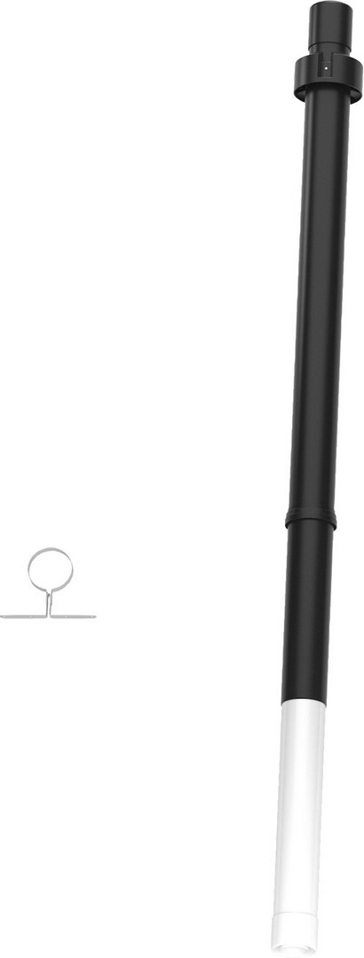 Bosch Grundbausatz C33x, schwarz, 1,5m ,d: 80/125 Abgaszubehör FC-Set80-C33x (oben) 7738112662