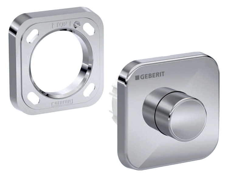 Geberit Handdrücker pneumatisch UP glanzverchromt 888.544.21.1