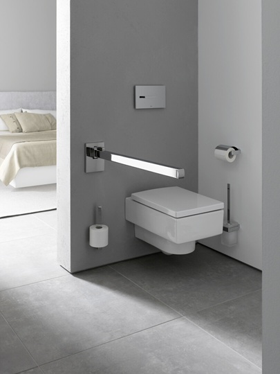 Emco Reservepapierhalter Loft senkrecht für 2 Rollen schwarz 050513302