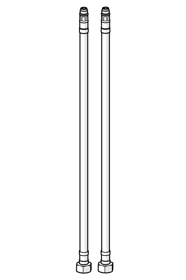 Hansa Anschlußschlauch L=375mm, G3/8-M10x1 59914095
