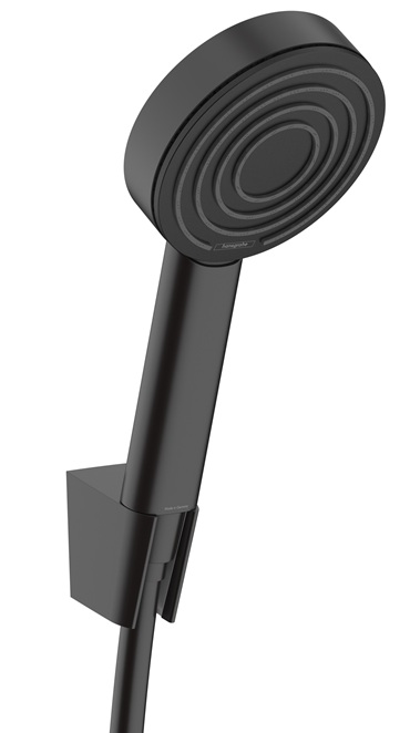 Hansgrohe Porterset Pulsify S 105 1 jet mit Brauseschlauch 1250mm mattschwarz 24301670