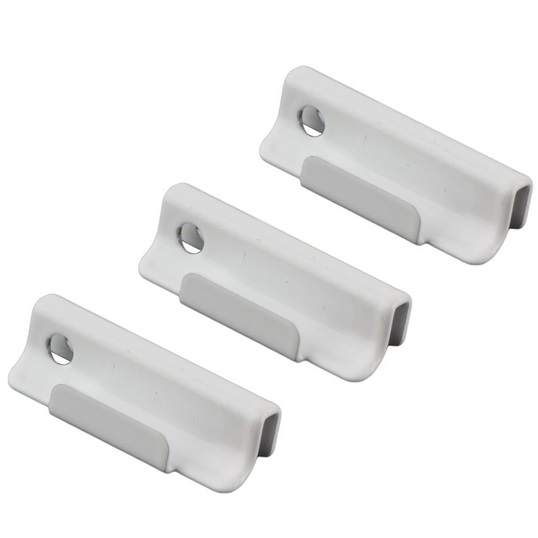 Buderus Ersatz-Heizkörper-Aufhängung weiss, 3 Stück 63014580