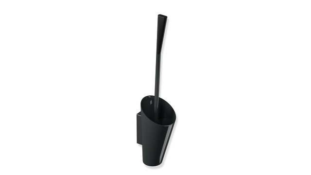 HEWI WC-Bürstengarnitur Serie 801, mit ergonomischem Griff zur Wandmontage, anthrazitgrau 801.20.100 92