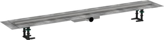 Hansgrohe Komplettset RainDrain Compact 1200mm für flache Installation gebürstet edelstahl 56172800