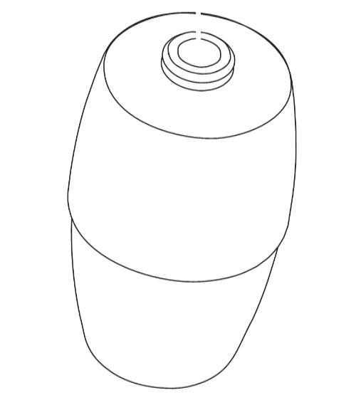 Hansgrohe Glaseinsatz Axor Azzur Lotionsspender 95074000