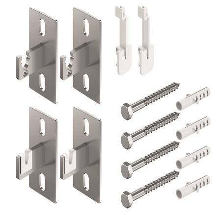 Purmo Konsolenset für Narbonne und Narbonne V ab BH 358, Wandabstand 11-40mm, AK2 AZ1BU140K000100