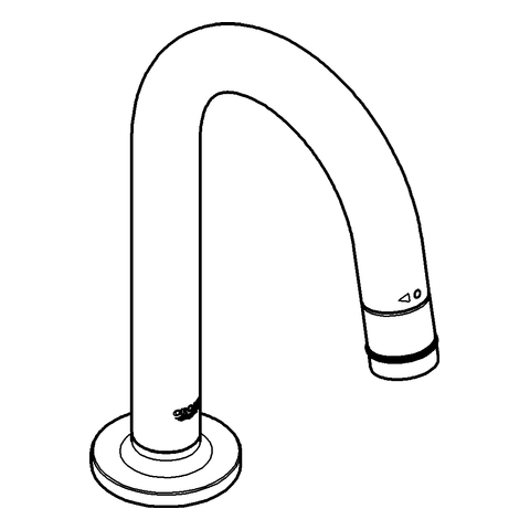 Grohe Universal Waschtisch-Standventil supersteel C-Auslauf 20201DC0