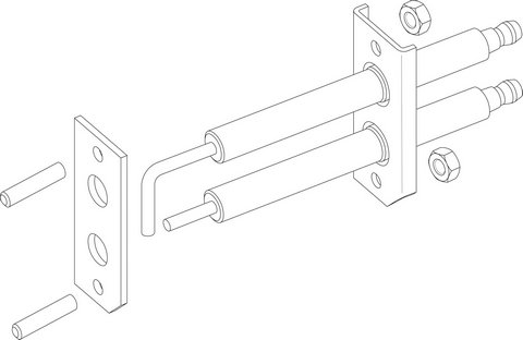 Bosch / Buderus Zündelektrode VM G-Unit 8738804967