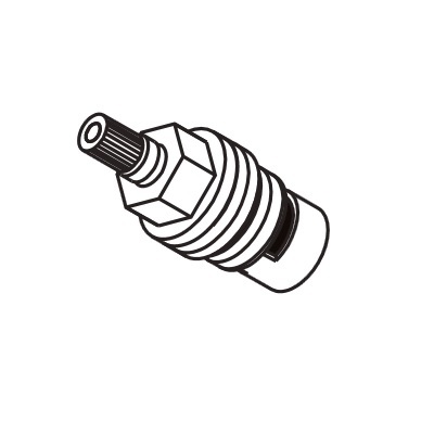 Hansgrohe Absperrobertiel Axor linksschließend DN15 Keramik 96351000