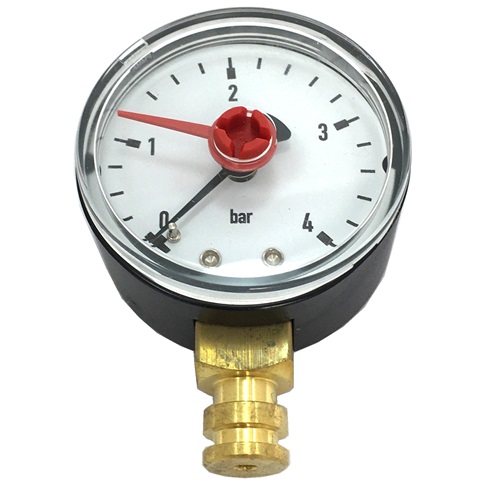Buderus Manometer mit Steckverbindung für GB142-45/60 für GB142, für Wärmetauscher 7099951