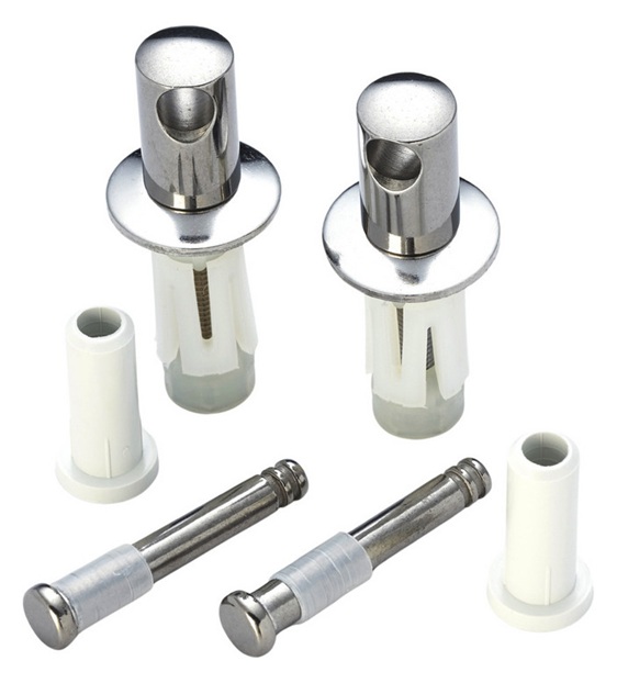 Ideal Standard Ersatzscharnier MIA Echtholzfurnier, Buche/Edelstahl J4555BJ