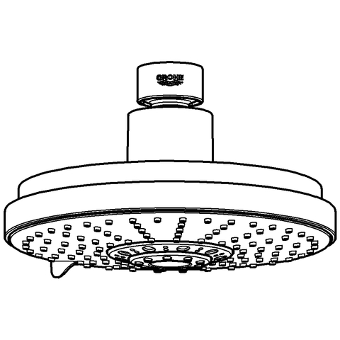 Grohe Kopfbrause Rainshower Cosmopolitan 160 4 Strahlarten chrom 27134000