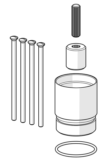 Hansa Verlängerungssatz 30mm, Diverter 59914627