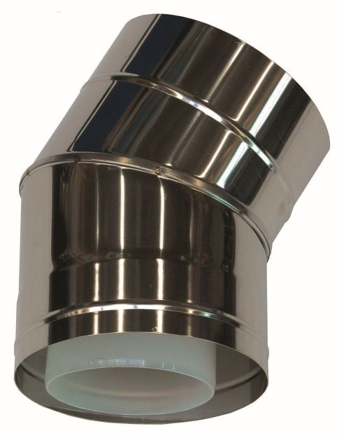 Vaillant Bogen 30 Grad d:110/160mm für Fassadenverlegung konzentrisch PP/Edelstahl 0020106406