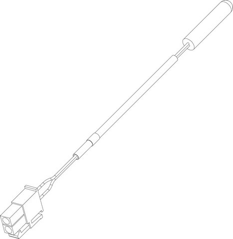 Bosch Temperaturfühler 200 mm, 10 kOhm 8733703181