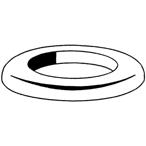 Grohe Rosette d:52mm weiß 45540L00