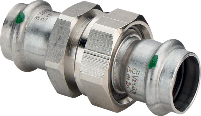 Viega Sanpress Inox Verschraubung mit SC-Contur 2360 in 54mm 437442