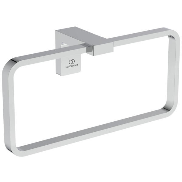 Ideal Standard Handtuchring Conca Cube, eckig, chrom T4502AA