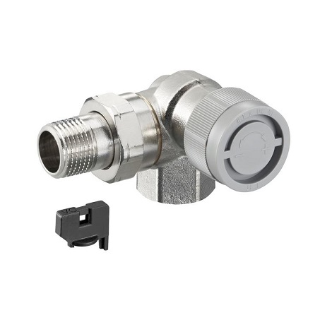 Oventrop Thermostatventil "AQ" DN10, Winkeleck rechts, mit "Q-Tech" 1183361