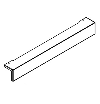 Buderus Abdeckschiene weiß 8738211598