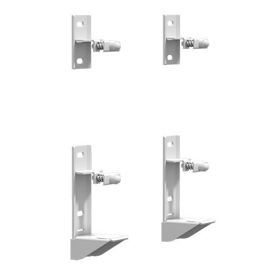 Zehnder HDC2T Wandkonsole, für Charleston H 701 bis 3000mm, 8 Stück, weiß RAL 9016 766311