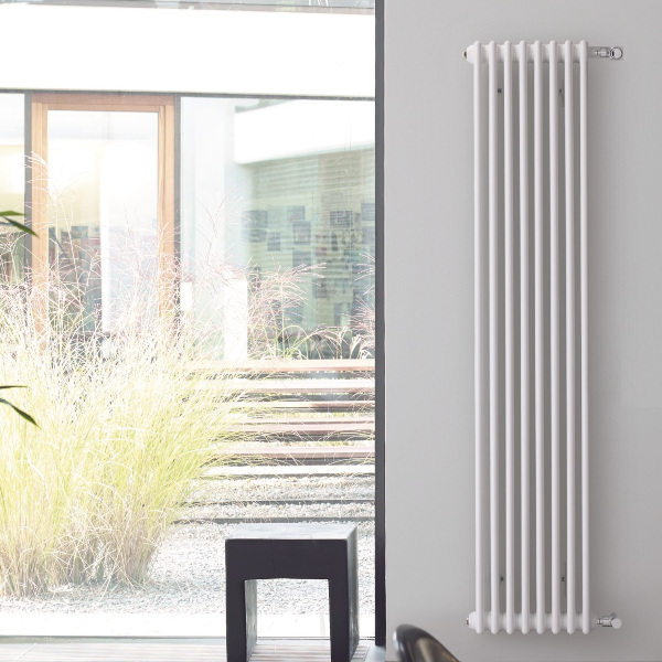 Zehnder Röhrenradiator Charleston 6-Säuler H: 220 L: 78,2cm, Modell 6220-17, weiß ZC164617B129000