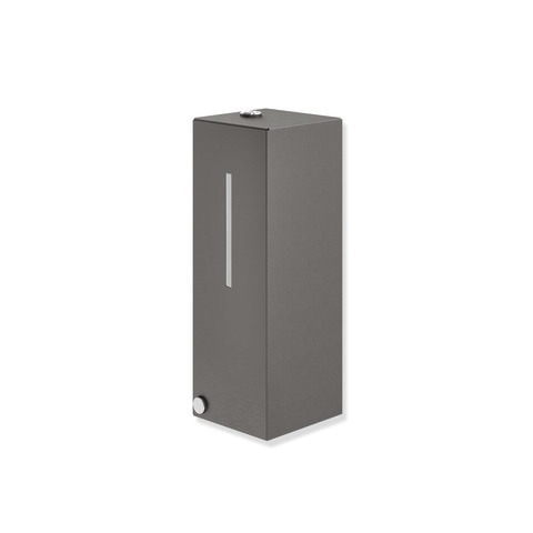 HEWI SENSORIC Elektronischer Schaumseifenspender, Edelstahl, Innenbehälter wiederbefüllbar, 500ml, dunkelgrau perlglimmer tiefmatt 900.06.00760 SC