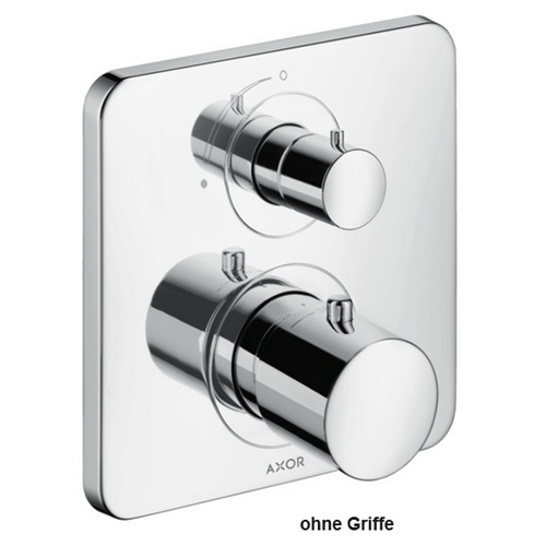 Hansgrohe Rosette Axor Citterio M Thermostat Unterputz mit Absperrventil chrom 98919000