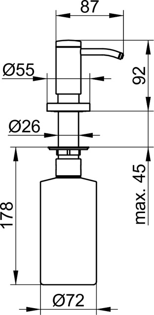 Keuco Lotionbehälter 14949000200