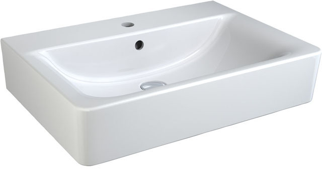 Ideal Standard Connect Cube Waschtisch B: 65 T: 46cm weiß, Ideal Plus E7729MA