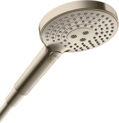 Hansgrohe Handbrause 120 3 jet EcoSmart Axor brushed nickel 26051820