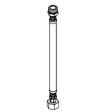 Hansgrohe Schlauch 2-Loch Spültischmischer PuraVida 95896000