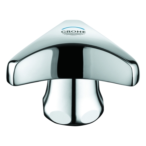 Grohe Griff Trecorn 1/2" Markierung blau mit Kappe chrom 45080000