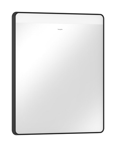 Hansgrohe Spiegel Xarita Lite Q 600/30 mit horizontaler LED Beleuchtung Wandschalter schwarzmatt 54957670