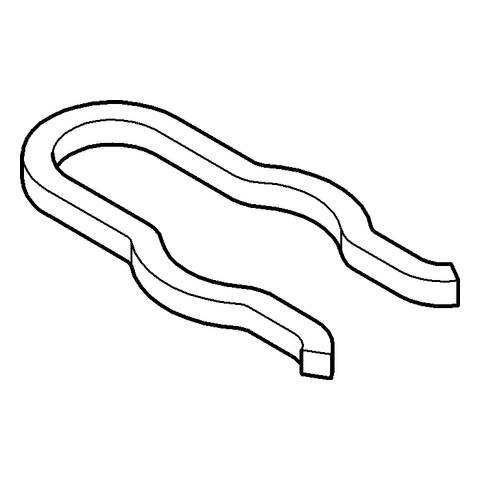 Grohe Befestigungsklammer 2 Stück 6554100M