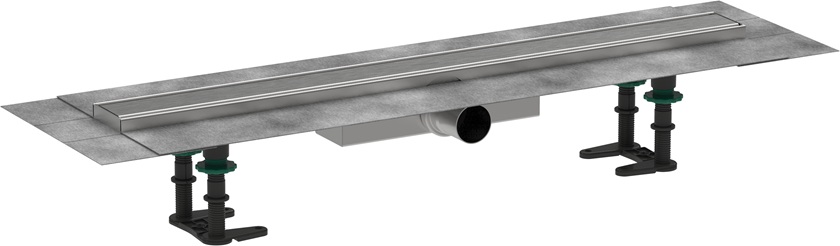 Hansgrohe Komplettset RainDrain Compact 700mm für flache Installation gebürstet edelstahl 56164800